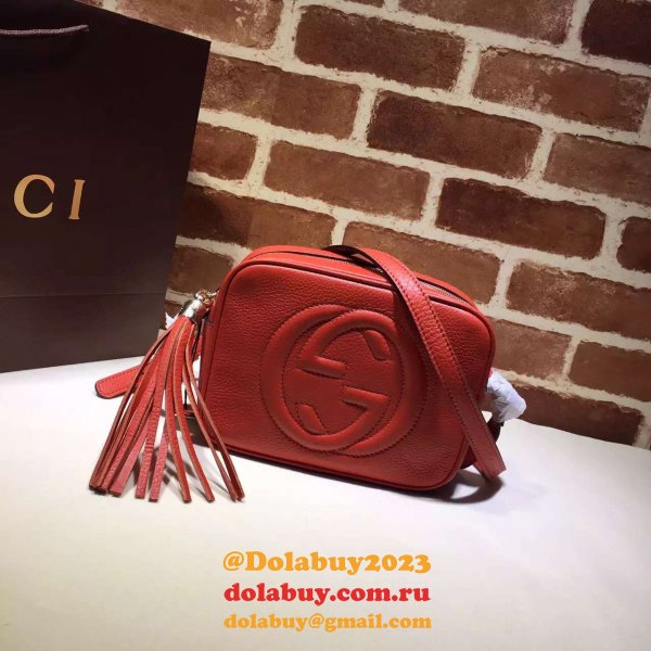 TOP Gucci Replicas Soho small leather disco 308364 bag