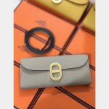 Luxury Hermes D Ancre to go clutch Epsom bag
