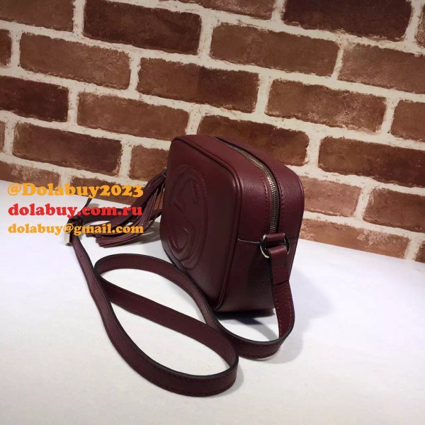 TOP Gucci Replicas Soho small leather disco 308364 bag