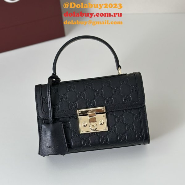 Gucci 848884 Padlock Shoulder Small Top Handle Bag