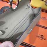 Luxury Hermes D Ancre to go clutch Epsom bag
