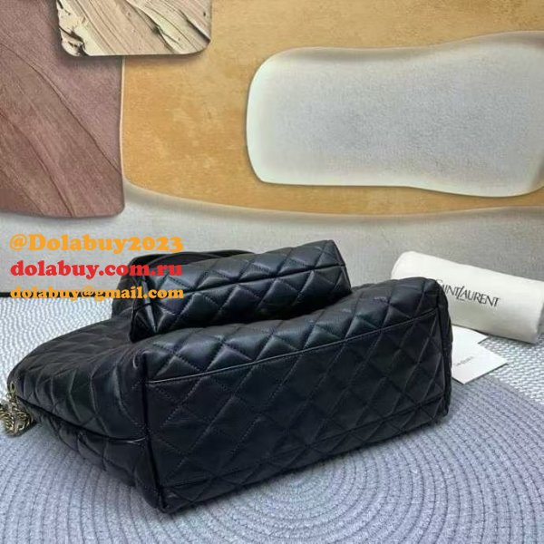 Saint Laurent Icare In Quilted Nappa Tote 858191 Black Bag