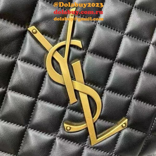 Saint Laurent Icare In Quilted Nappa Tote 858191 Black Bag