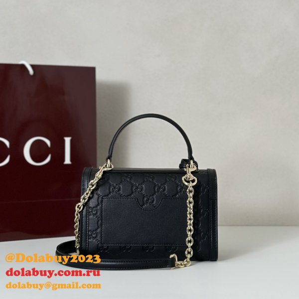 Gucci 848884 Padlock Shoulder Small Top Handle Bag