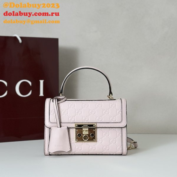 Gucci 848884 Padlock Shoulder Small Top Handle Bag