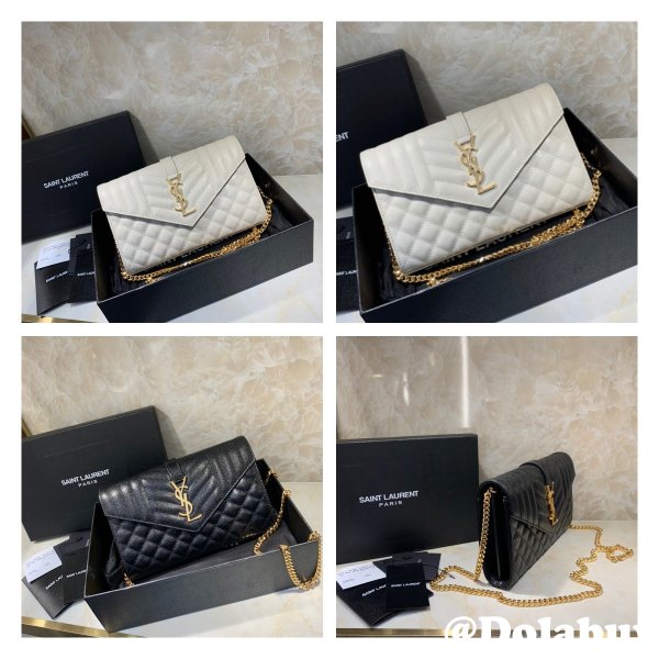 YSL Replica Saint Laurent Envelope Wallet on Chain WOC 620280 Bag