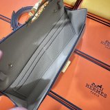 Luxury Hermes D Ancre to go clutch Epsom bag