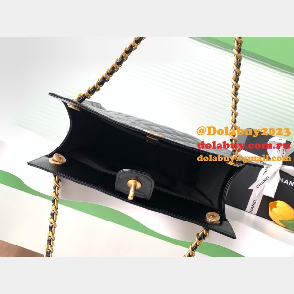Top Quality AAA+ Replica AS5303 tote Shiny Lambskin Bag