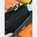 Luxury Hermes D Ancre to go clutch Epsom bag