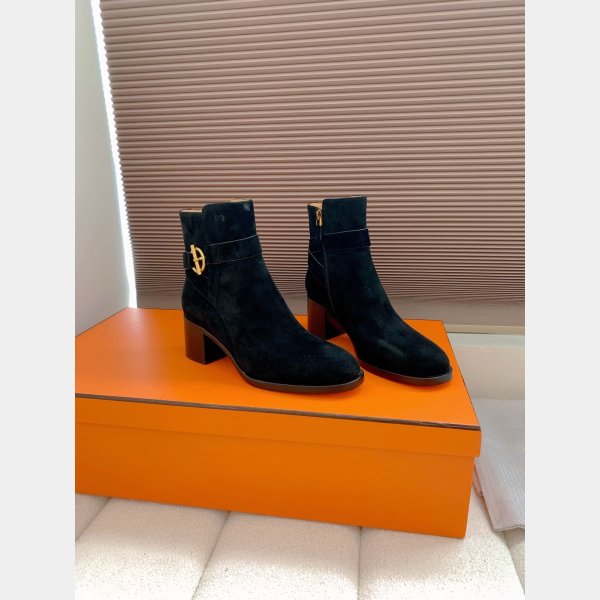 Top Hermes Jill 60 ankle boot suede