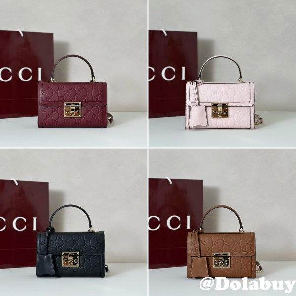 Gucci 848884 Padlock Shoulder Small Top Handle Bag