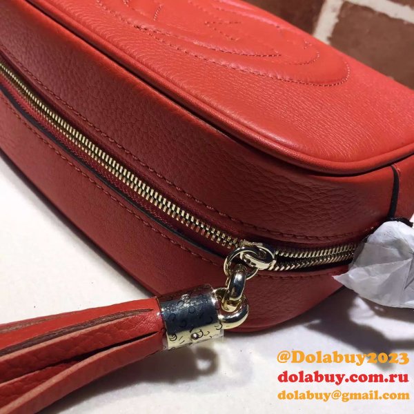 TOP Gucci Replicas Soho small leather disco 308364 bag