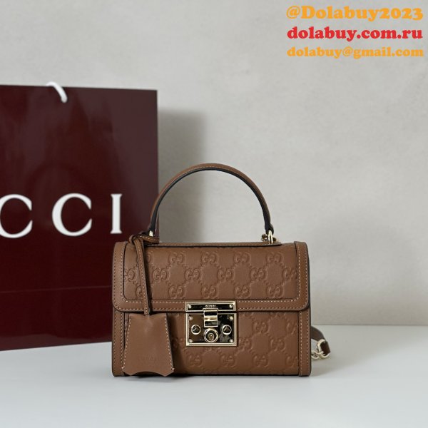 Gucci 848884 Padlock Shoulder Small Top Handle Bag