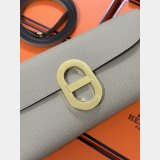 Luxury Hermes D Ancre to go clutch Epsom bag