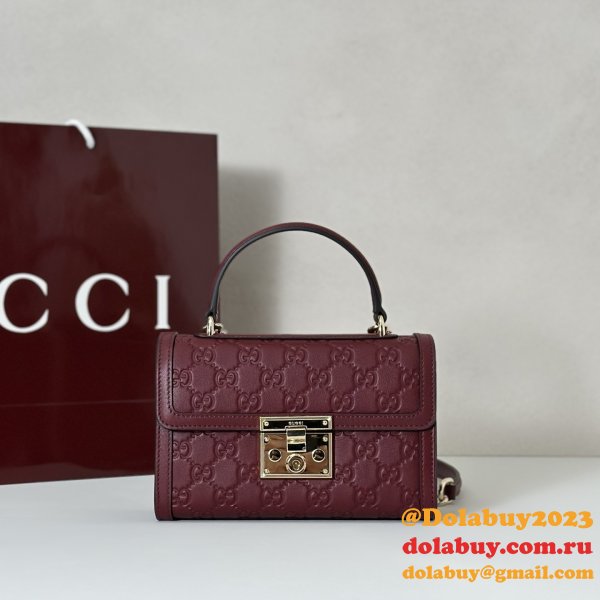 Gucci 848884 Padlock Shoulder Small Top Handle Bag