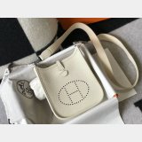Hermes Evelyne Handbags Replica off White